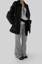 [ Pre-order ] Boot Cut Wide Pants