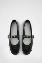[ 🆕 Pre-order ] KHIHO Buckle Strap Ballerina Flat