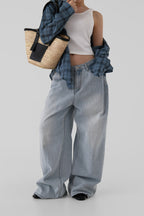 [ Pre-order ] AUTUMN MADE Milky Wide Denim