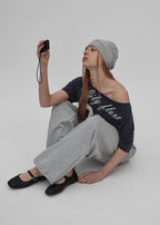 [ Pre-order ] MADE 프리피 보트넥 프린팅 반팔티