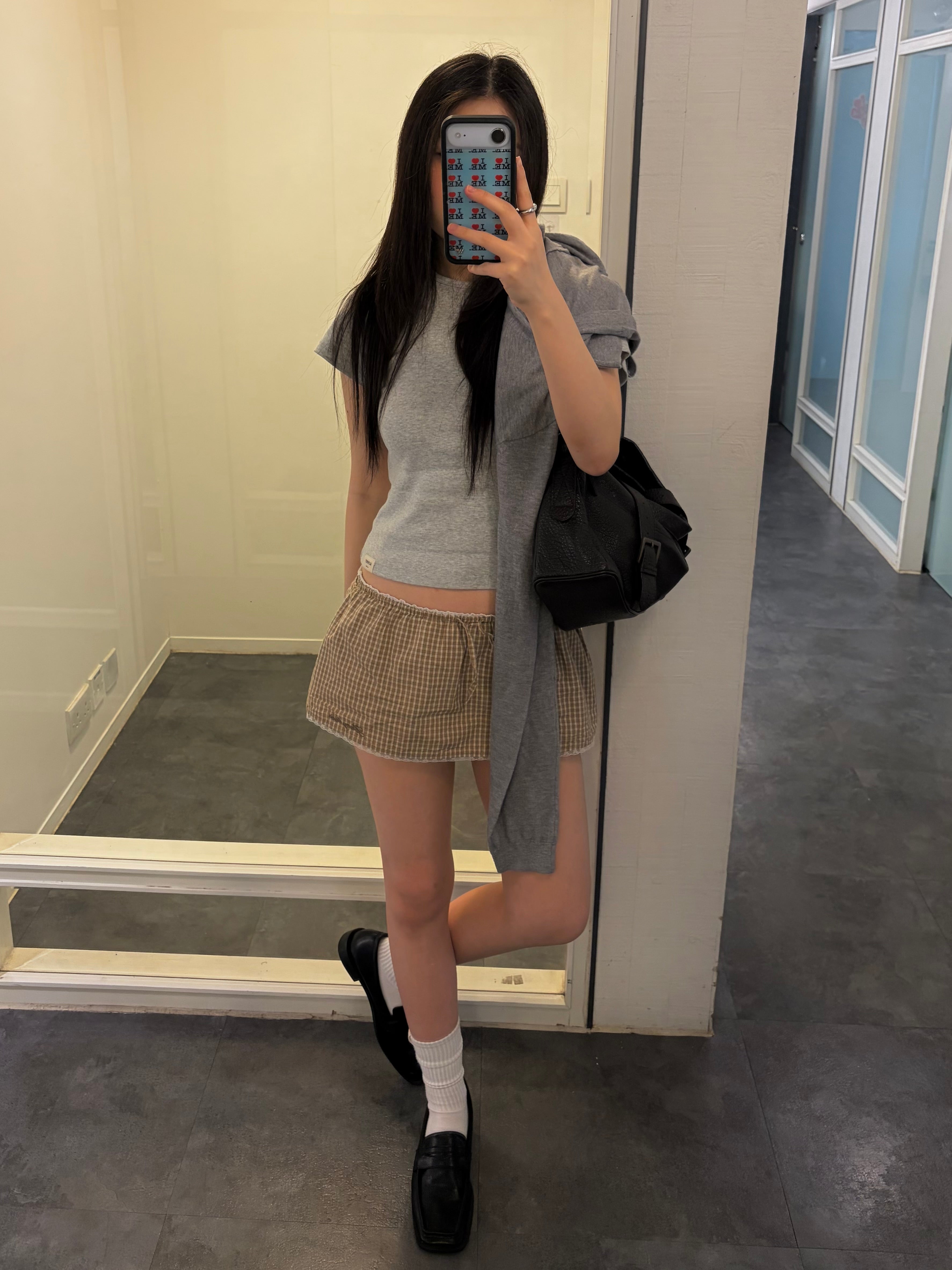 [ Pre-order ] Hayden 헤이든 스티치 페니로퍼 - 4colors