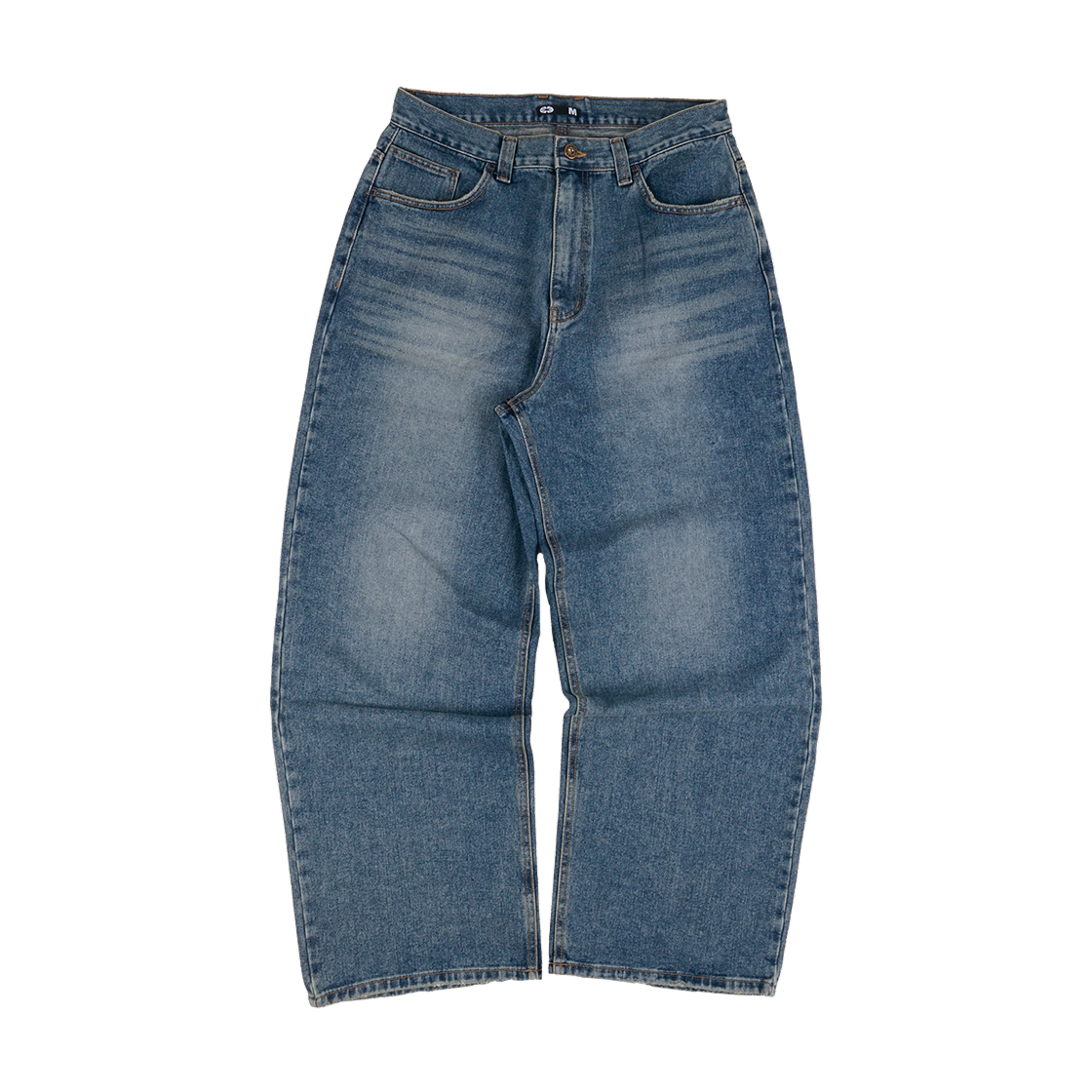 [ Pre-order ] 134340 Vintage Laser Denim Pants Blue