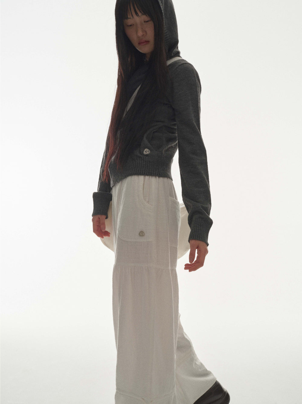 [ Pre-order ] Shirring Rouch Pants