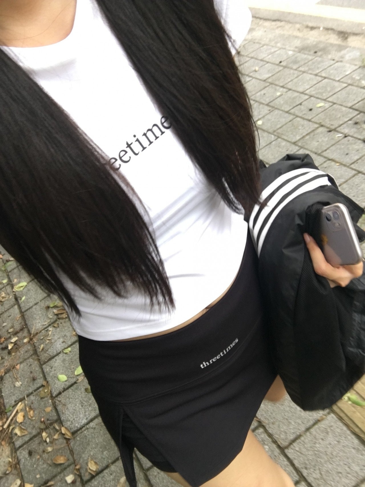 Pre-order ] Threetimes Athletic silt skirt – Twinkle Star