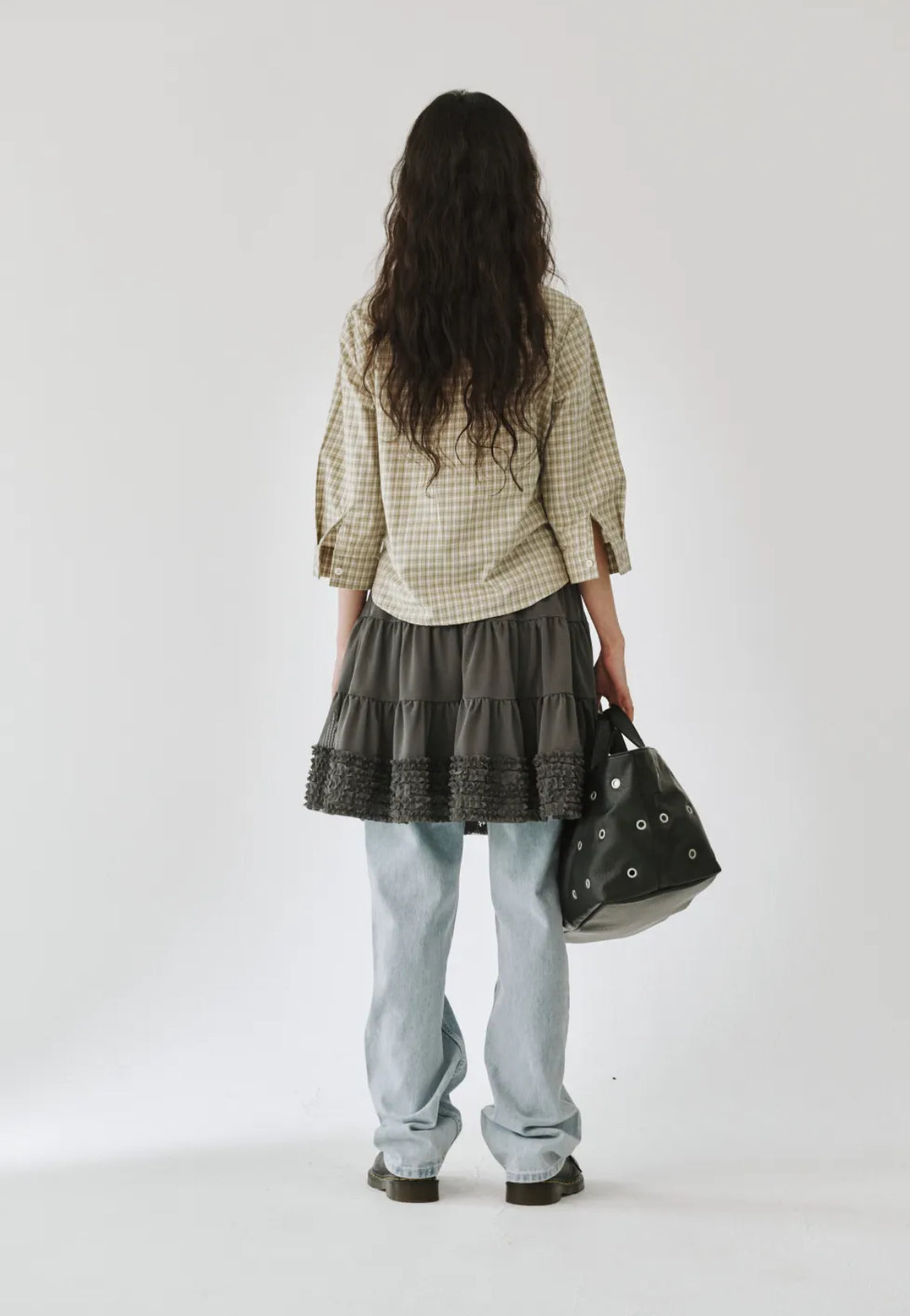 [ 現貨 ] Plzproject Mesh Skirt Gray