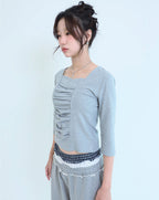 [ Pre-order ] Sqare Neked Baby Tee