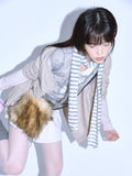 [ Pre-order ] Furry Paw Bag (Mix Brown)