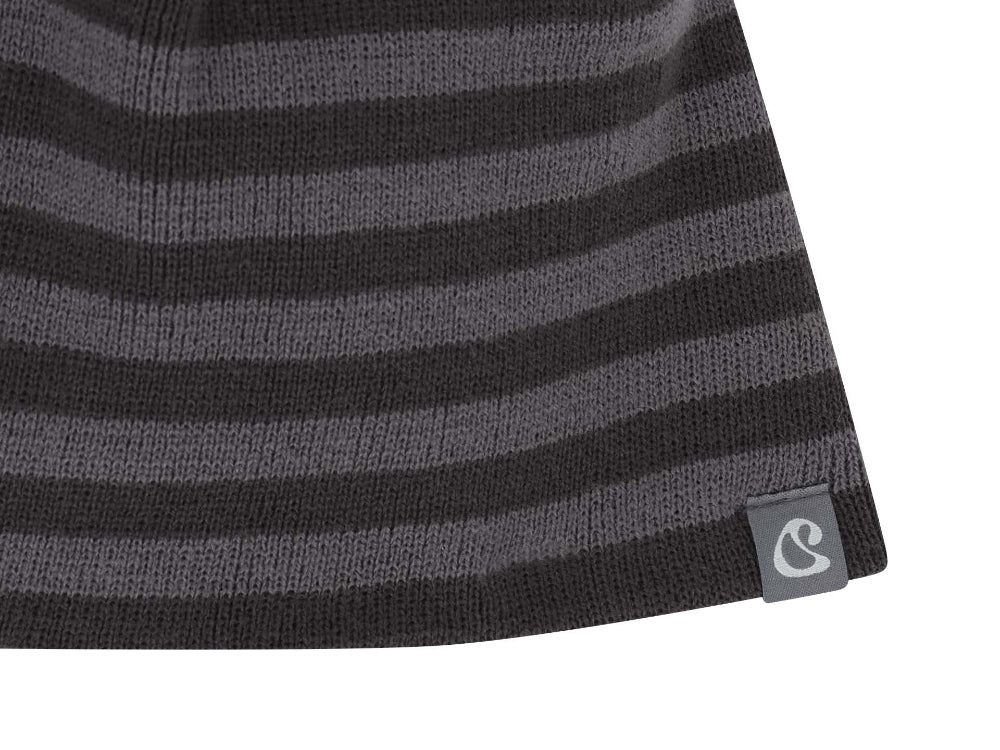 [ Pre-order ] Dual Stripe Beanie Purple Grey