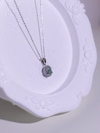 [ 現貨 ] TSC017 設計款莫桑石純銀S925頸鏈