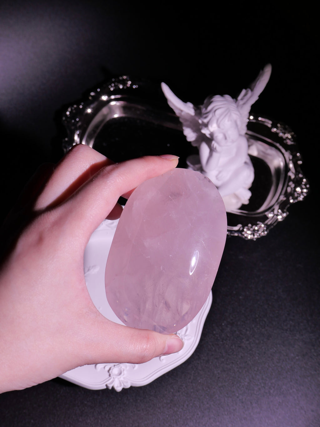 [ 現貨 ] TSCS032 粉晶手握 Natural Rose Quartz