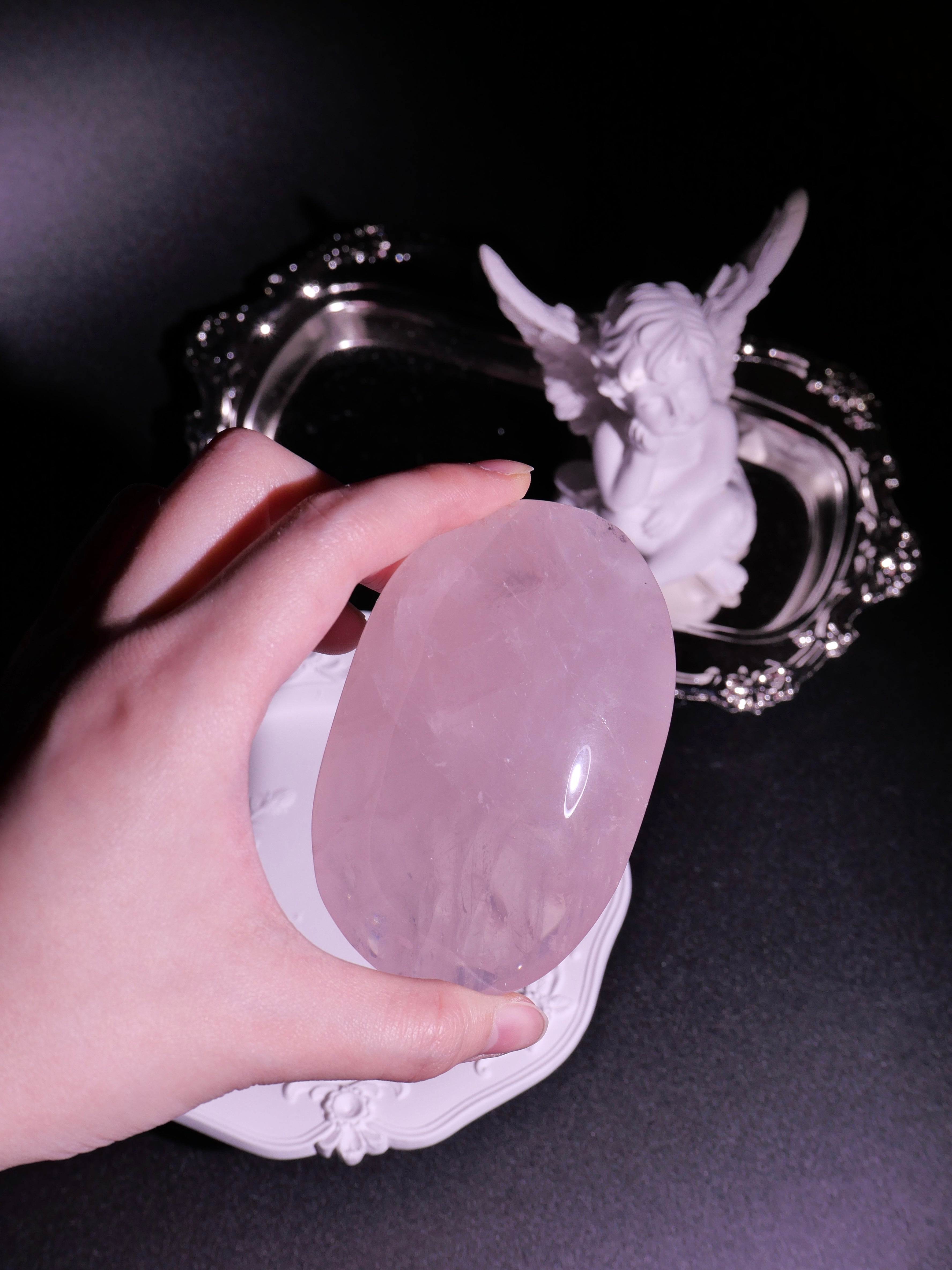 [ 現貨 ] TSCS032 粉晶手握 Natural Rose Quartz