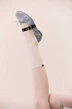 [ Pre-order ] Khiho Satin Shirring Ballerina Flats