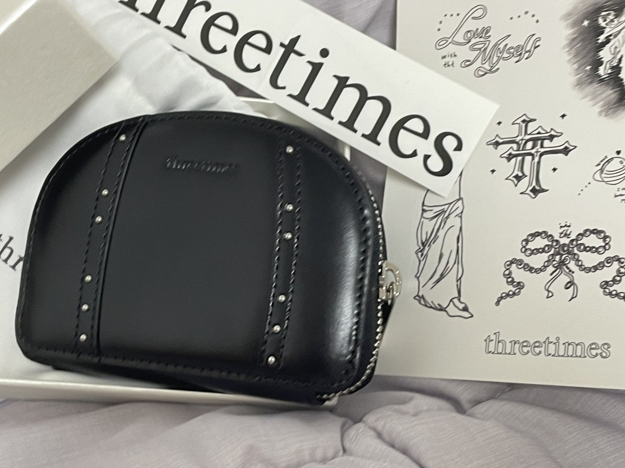 threetimes classic stud wallet 財布 threetimes】Classic stud wallet 財布・小物