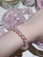 [ 現貨 ] 🇲🇿莫桑比克超透體六芒星粉晶 Natural Mozambique Rose Quartz Bracelet