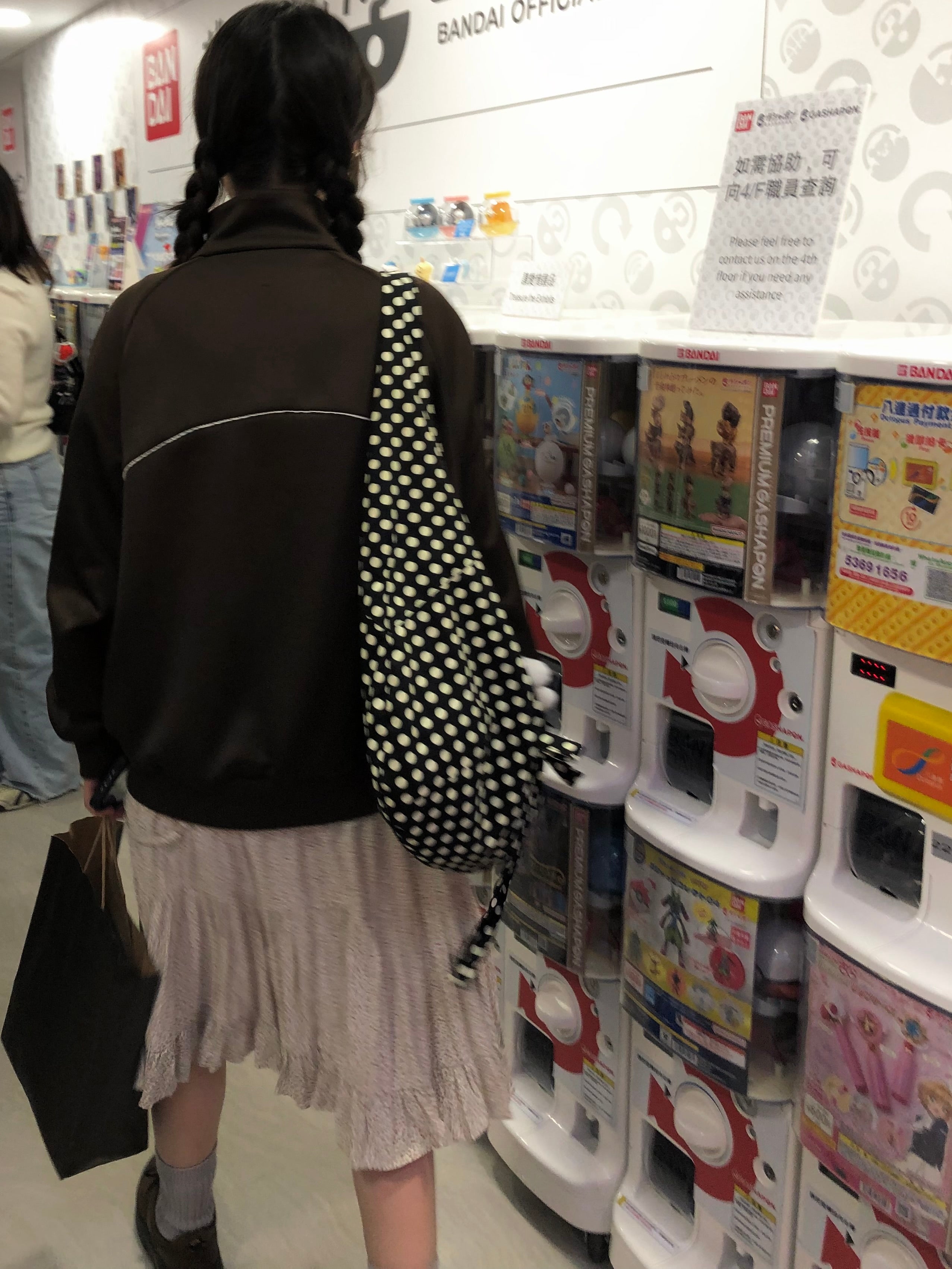 [ 店主推薦 Pre-order ] 리버시블 보우 캔버스백 - 도트 블랙