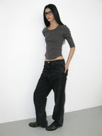 [ 店主推薦 Pre-order ] Pwc Round Neck Three Quarter Sleeve Tee