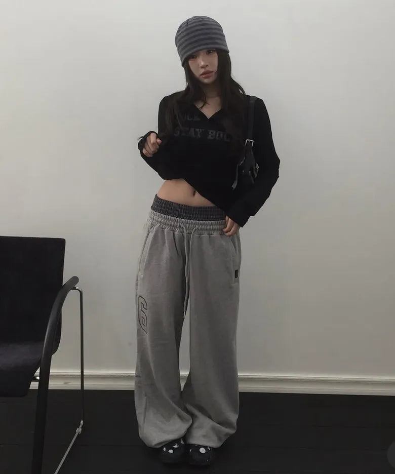 [ Pre-order ] Rockcake Check Layered 96 Wide 2way Jogger