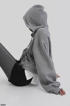 [ Pre-order ] Autumn Kent Sheepskin Hooded Zip-up