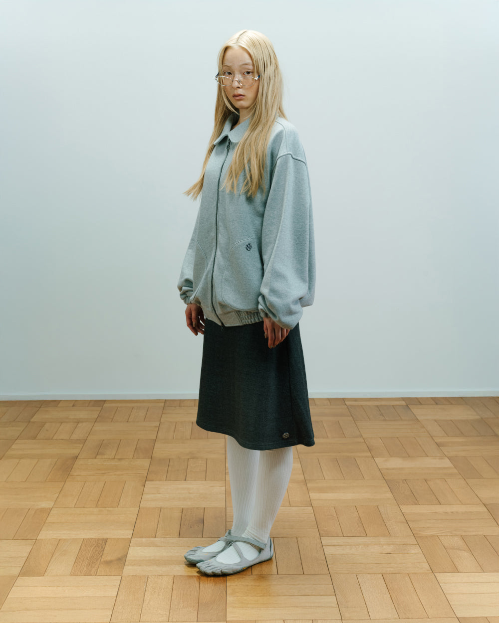 [ Pre-order ] 038 Round Track Zip-up