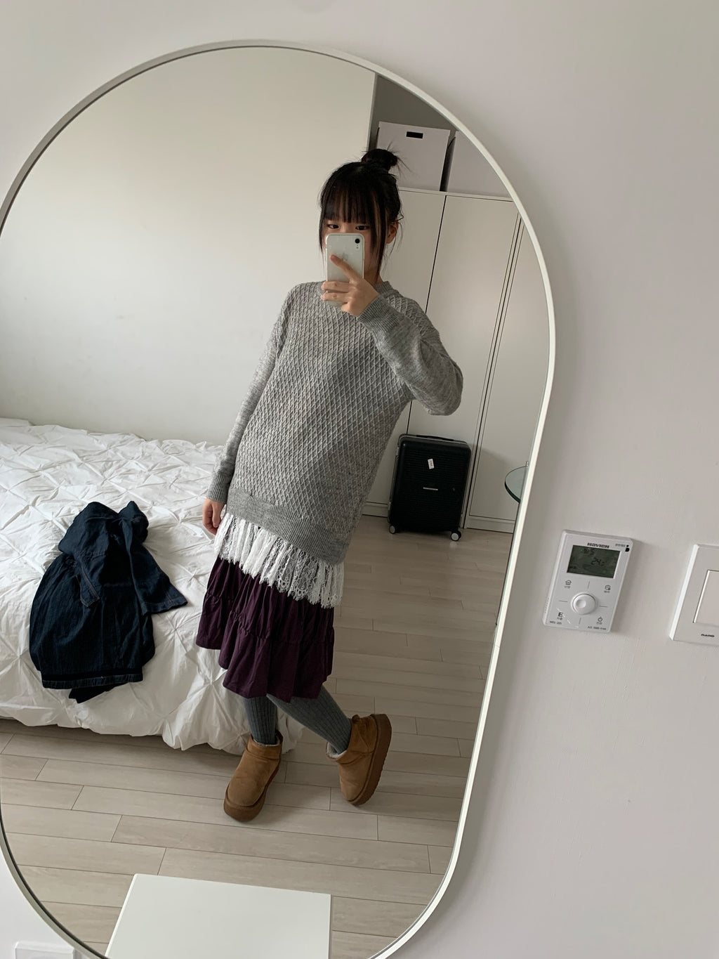 [ 店主推薦 Pre-order ] PWC JERSEY SHIRRING TIERED MIDI SKIRT