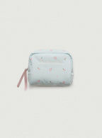 [ Pre-order ] Rose Flower Pom Pom Pouch