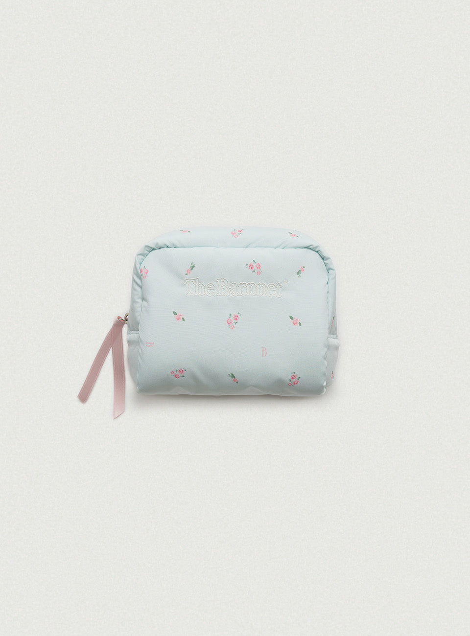 [ Pre-order ] Rose Flower Pom Pom Pouch