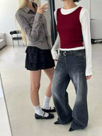 [ 店主推薦 Pre-order ] Blackup Sherin Cancan Mini Skirt Pants