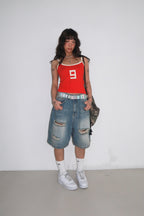 [ Pre-order ] Oatmeal Vintage Washing Jorts