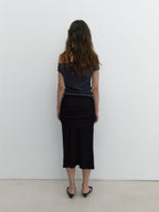 [ Pre-order ] Eyelet One Shoulder T