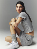 [ 🇰🇷韓國熱賣🔥現貨 ] Glowny🤍G Baby Tee 短版