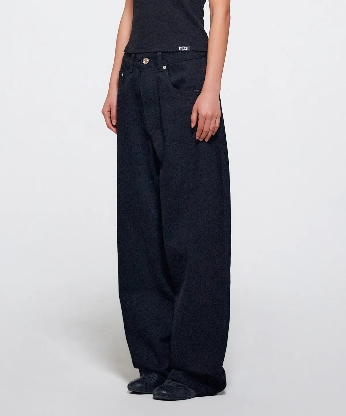 [ Jennie 同款 Pre-order ] Women Era Wide Fit Denim Pants