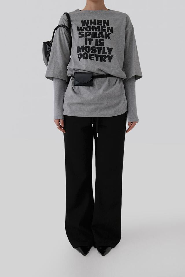 [ Pre-order ] Boot Cut Wide Pants