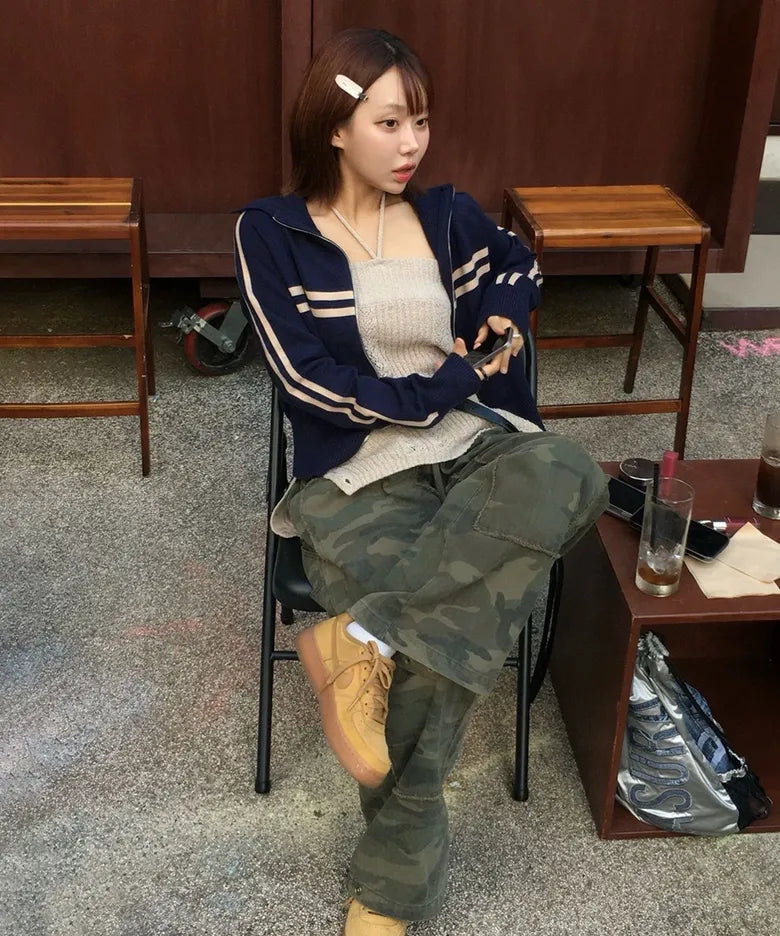 [ Pre-order ] Rockcake Sports 96 Full Zip Cardigan