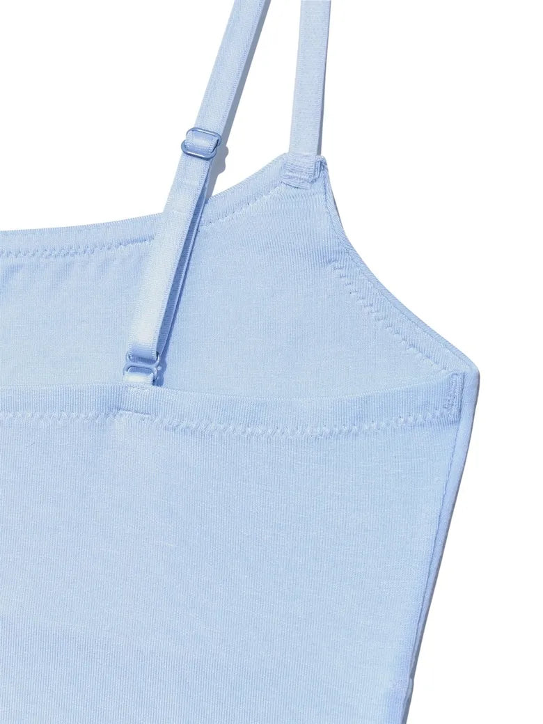 [ Pre-order ] Glowny Heart Lace Cami - Baby Blue