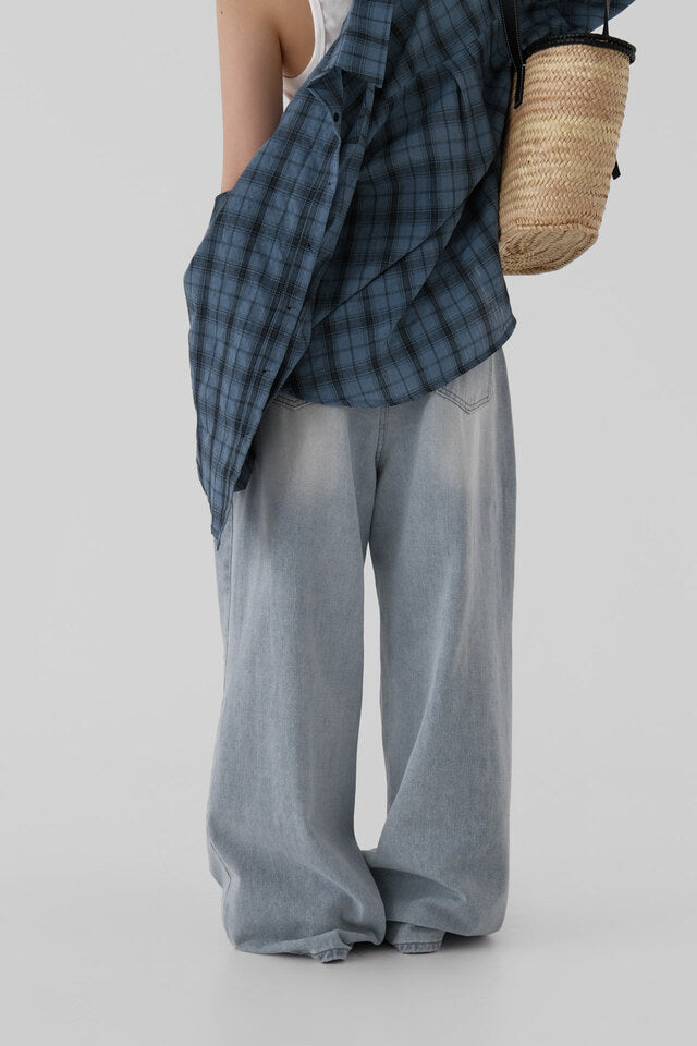 [ Pre-order ] AUTUMN MADE Milky Wide Denim