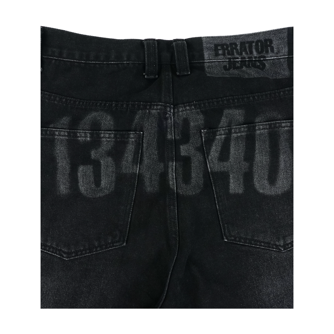 [ Pre-order ] 134340 Vintage Laser Denim Pants Blue