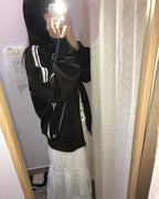 [ Pre-order ] Shirring Mid Skirt