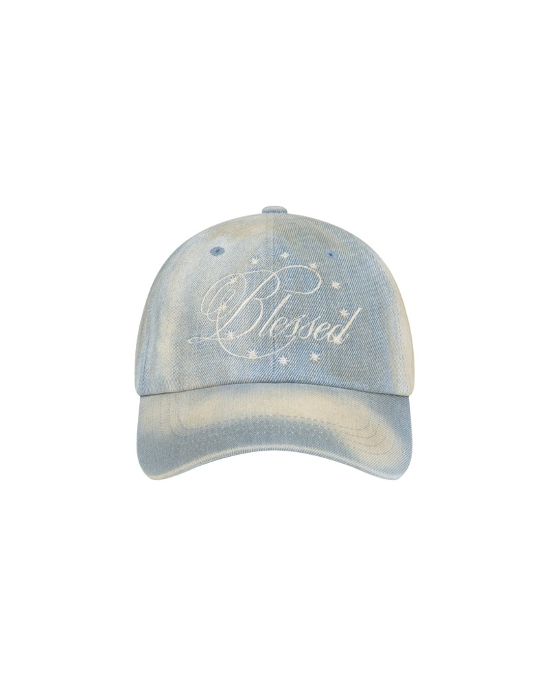 [ Pre-order ] Blessed Stripe Denim Ball Cap