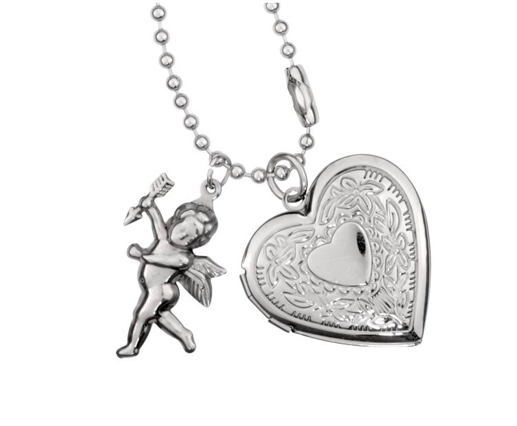 [ 現貨 ] Nff Cupid Heart Keyring - Silver