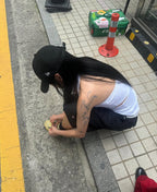 [ 現貨 ] Stud Halter Tank Top ( khaki M 現貨 )