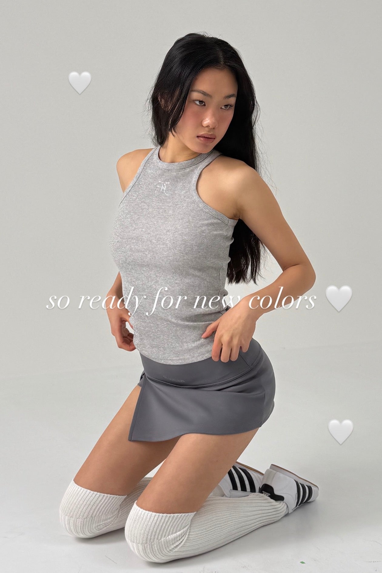 [ Pre-order ] Threetimes Athletic Slit SKirt