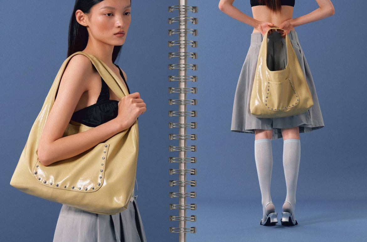 Pre-order ] KHIHO Stud Popo Bag – lesson.zero