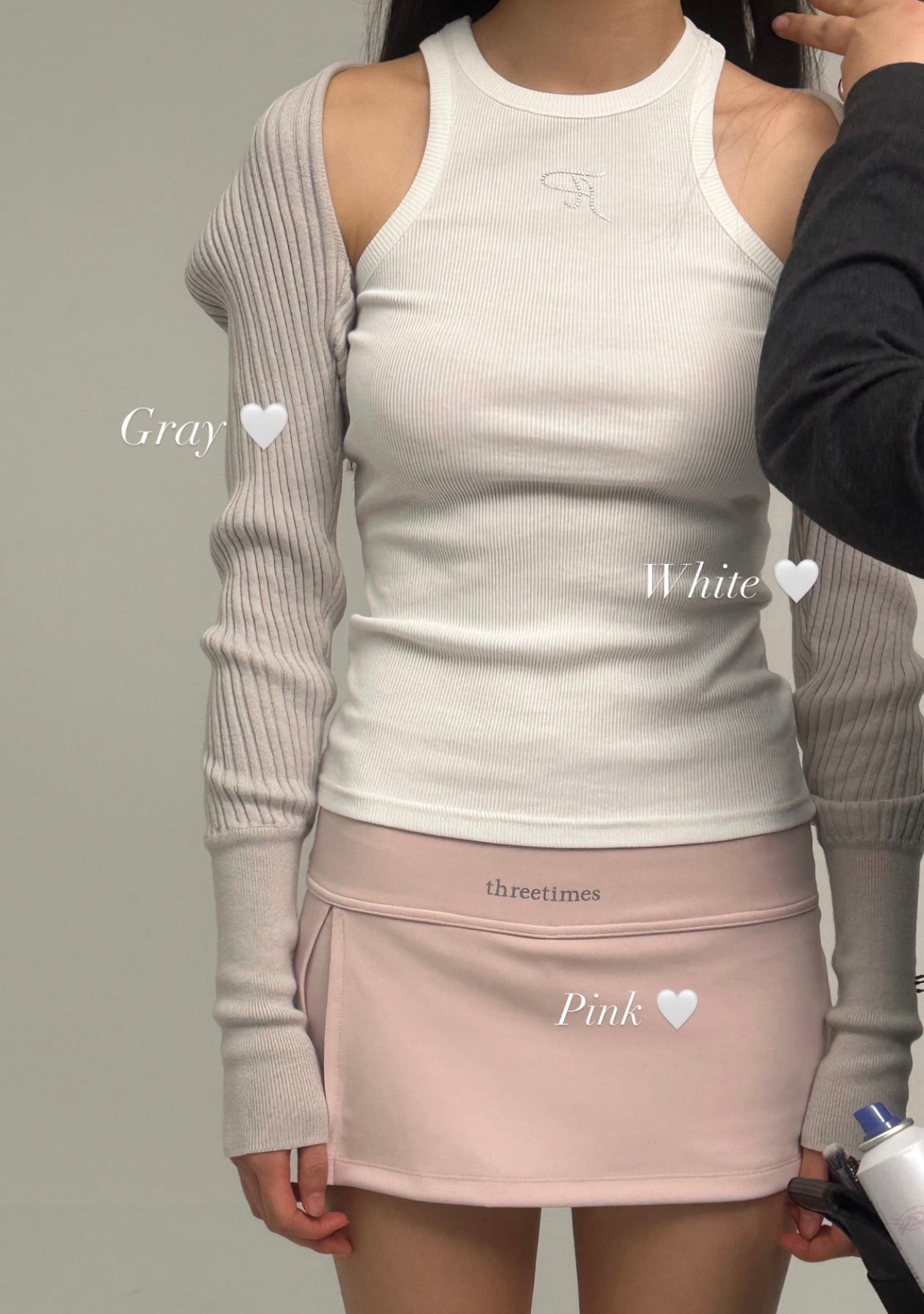 Pre-order ] Threetimes Athletic Slit SKirt – Twinkle Star