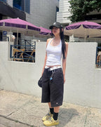 [ 現貨 ] Stud Halter Tank Top ( khaki M 現貨 )