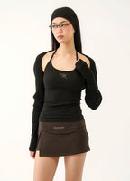 [ Pre-order ] Threetimes Athletic Slit SKirt
