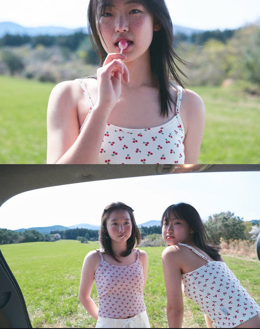 [ Pre-order ] Cherry Bra Sleeveless ( 內有pad )