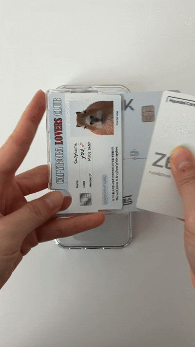 [ Pre-order ] Capybara Lovers Club MagSafe Card Pocket