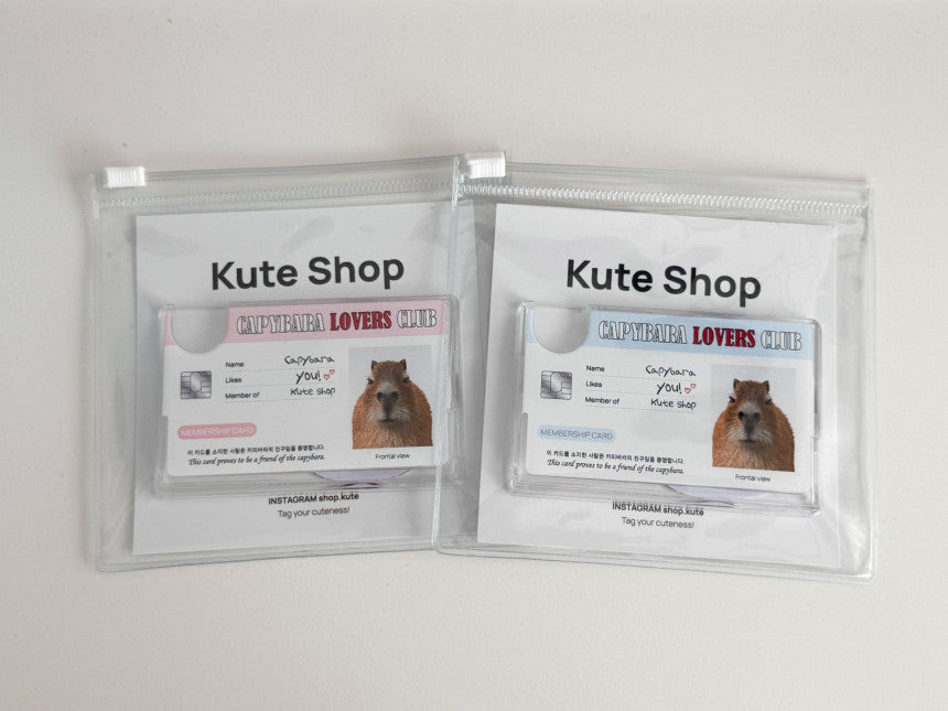 [ Pre-order ] Capybara Lovers Club MagSafe Card Pocket