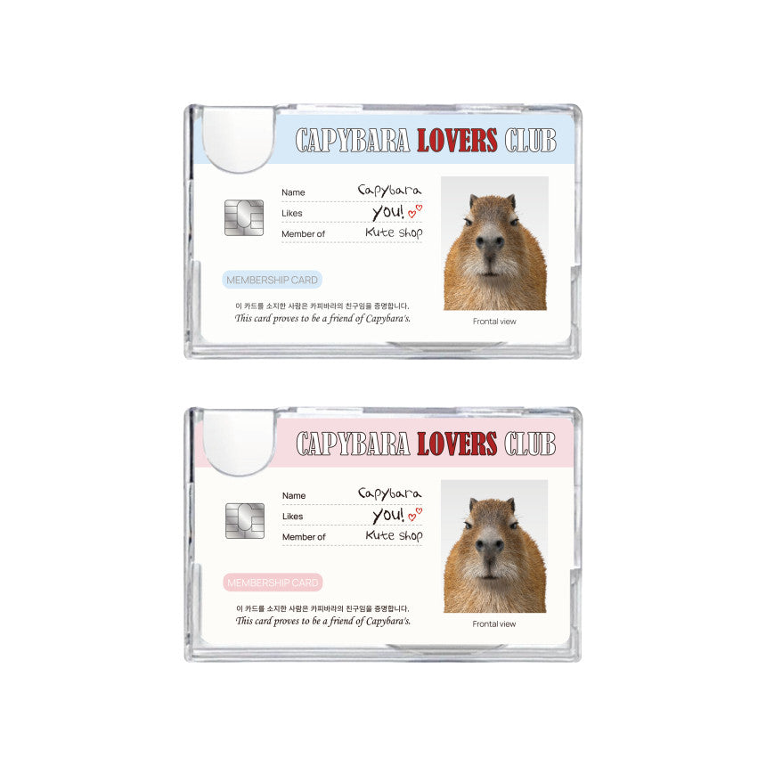 [ Pre-order ] Capybara Lovers Club MagSafe Card Pocket