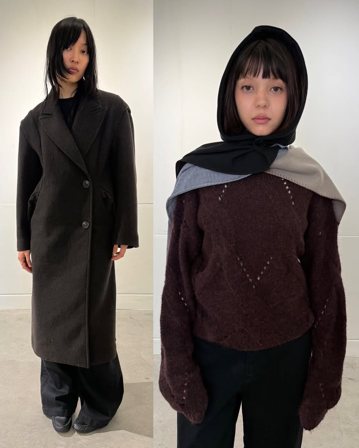 [ Pre-order ] Mixed Hoodie Scarf